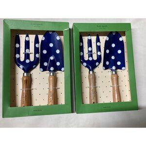 Kate Spade New York Polka Dot Garden Tool Set - 2 Sets New In Box